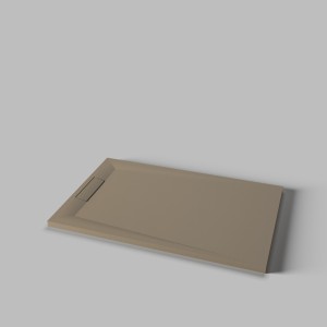 DISENIA VIRGO SHOWER TRAY IN HAZELNUT TECHNOGEL