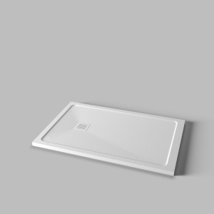 DISENIA LUNA WHITE SHOWER TRAY IN TECNOGEL