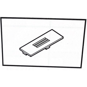 DISENIA WHITE PAINTED STEEL DRAIN COVER FOR SHOWER TRAY KRUS