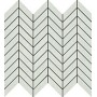 RAGNO CERAMICHE REALSTONE SLATE MOSAICO FRECCIA ICE 37X41