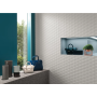 ATLAS CONCORDE 3d wall Stars White Matt 40x80