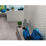 ATLAS CONCORDE 3d wall Stars White Matt 40x80