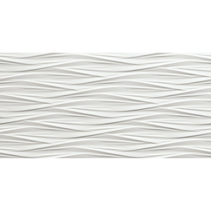 ATLAS CONCORDE 3d wall WIND White Matt 40x80