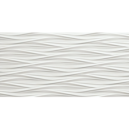 ATLAS CONCORDE 3d wall WIND White Matt 40x80