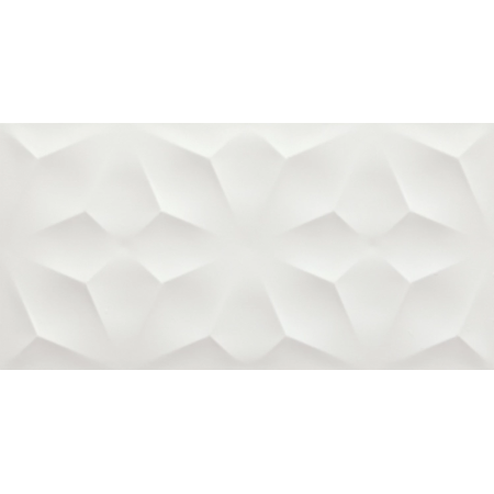 ATLAS CONCORDE 3D wall Diamond White Matt 40x80 Matt