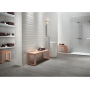 ATLAS CONCORDE 3d wall Diamond White Matt 40x80 Matt