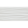 ATLAS CONCORDE 3D Wall Ribbon White Matt 40x80 Matt