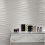 ATLAS CONCORDE 3d wall Blade White Matt 40x80 Matt