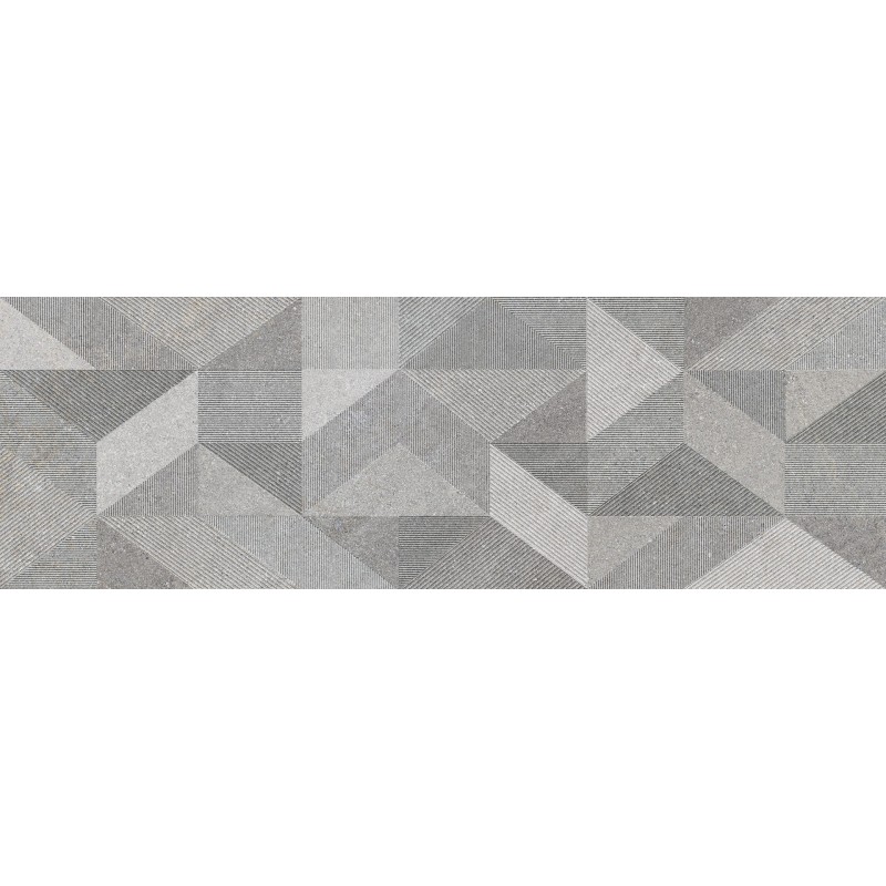 MARAZZI NATURALIA_WALL DECORO MICRO GRIGIO - 33X100 RETTIFICATO