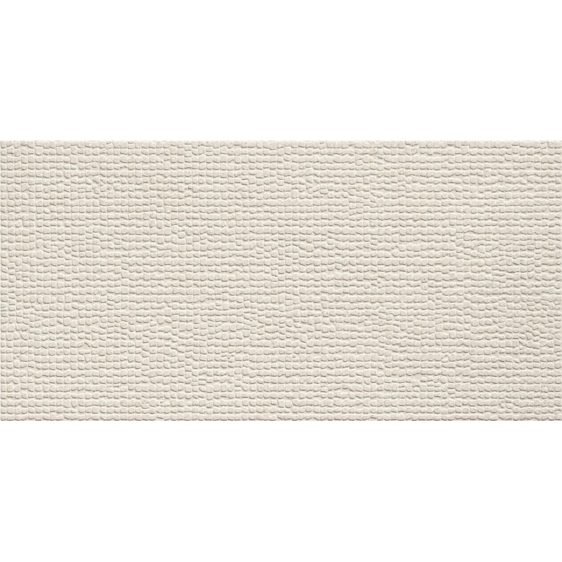 ATLAS CONCORDE 3d Wall Carve Squares Ivory 40x80 Matt