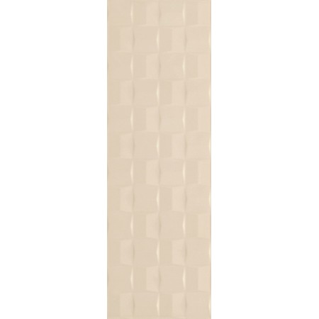 MARAZZI POTTERY CHAMPAGNE STRUTT. CUBE 3D 25X76